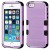 iPhone SE/5S/5 MyBat  Purple Brushed/Black TUFF Hybrid Phone Protector Cover
