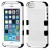 iPhone SE/5S/5 MyBat Silver Brushed/Black TUFF Hybrid Phone Protector Cover
