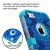 iPhone SE/5S/5 MyBat Purple/Blue Damask/Tropical Teal TUFF Hybrid Phone Protector Cover