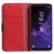 Samsung Galaxy S9 Plus Genuine Leather Wallet Case Wine Red