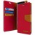 Samsung Galaxy J6 2018 Goospery Canvas Diary Case Red