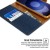 Samsung Galaxy S9 Goospery Canvas Diary Case Navy