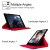 iPad 2/3/4-360 Rotating Case Red