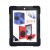 iPad 2/3/4  Three Layer Heavy Duty Shockproof Protective with Kickstand Bumper Case Black