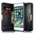 iPhone SE(2nd Gen) and iPhone 7/8 Case Genuine Leather Wallet- Black