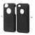 iPhone SE/5S/5 Black Leather Texture/Black Hybrid Protector Cover
