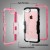 iPhone SE/5S/5 MyBat Natural Pink Frame+Transparent PC Back/Black TUFF Vivid Hybrid Protector Cover