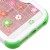 iPhone SE/5S/5 MYBAT Natural Ivory White Frame+Transparent Tiny Blossoms PC Back/Electric Green TUFF Vivid Hybrid Protector Cover