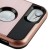 iPhone 6S/6 MyBat ASMYNA Rose Gold/Black Brushed Hybrid Protector Cover