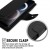 Samsung Galaxy Note 8 Canvas Wallet Case  Black