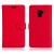 Samsung Galaxy A8(2018) PU Leather Wallet Case Red