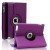 iPad 2/3/4-360 Rotating Case Purple