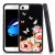 iPhone SE(2nd Gen) and iPhone 7/8 Case MYBAT Butterfly Dancing Tempered Glass/Black Fusion Protector Cover