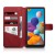 Samsung A12 Wallet Case Wine