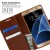 Samsung Galaxy S7 Edge Bluemoon  Wallet Case Brown