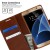 Samsung Galaxy S7 Edge Bluemoon  Wallet Case Brown