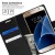 Samsung Galaxy S7 Bluemoon Wallet Case  Black