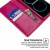 Samsung Galaxy S8 Bluemoon Wallet Case  Hot Pink