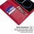 Samsung Galaxy S8 Bluemoon Wallet Case Red
