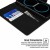 Samsung S8 Plus Canvas Wallet Case  Black