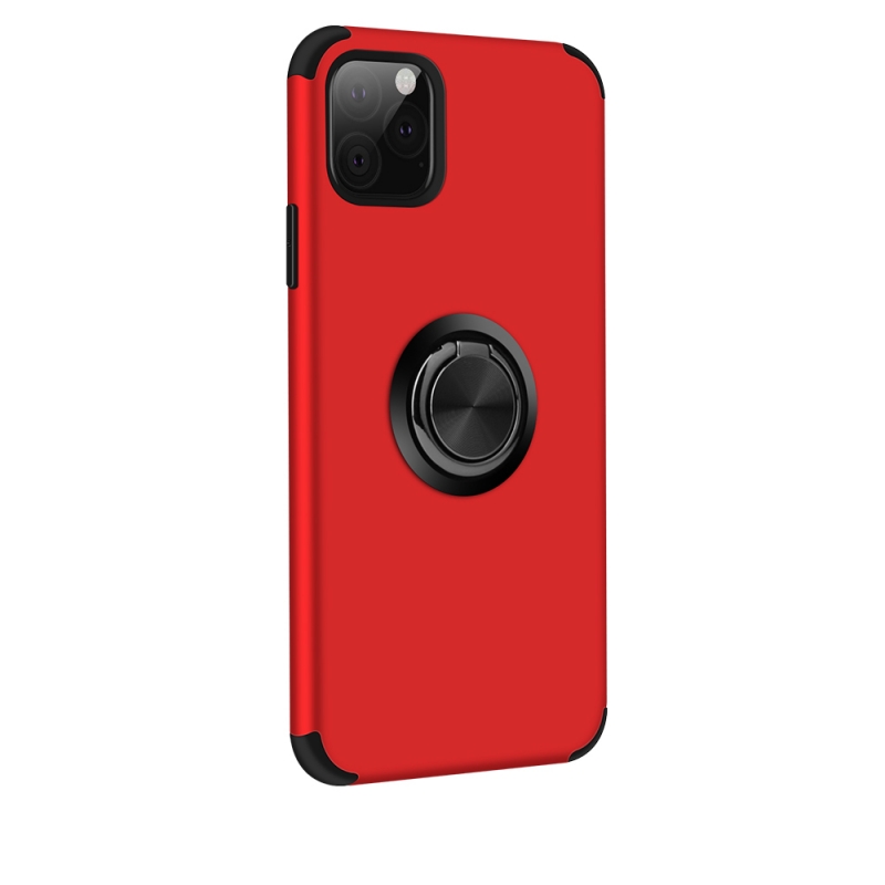 Iphone 11 Back Cover With Ring Holder Red