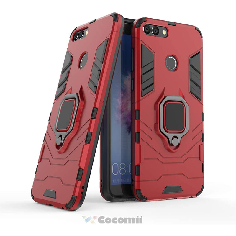 Huawei P Smart 2020 Panther Armor Case Red