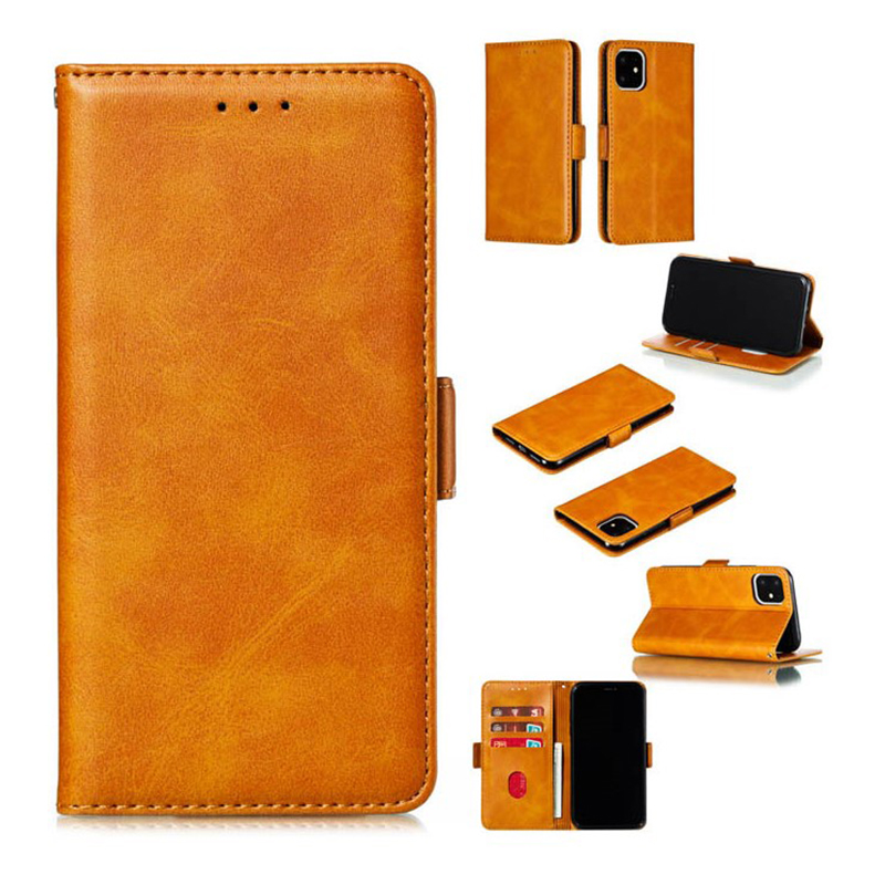 iphone 12 Pro Max Leather Wallet Case | Gold