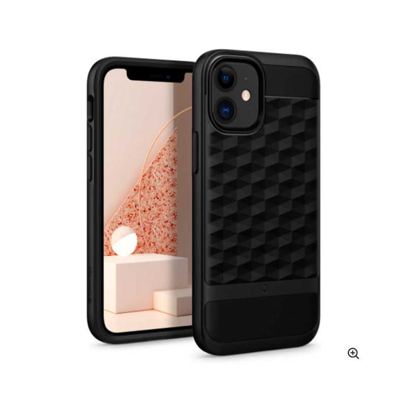 iPhone 12 / 12 Pro Parallax Case Matte Black | Caseology