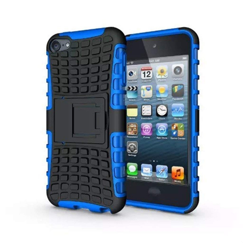 iPod Touch (5th/6th Generation)  Hybrid Protector Stand Cover Black/Blue