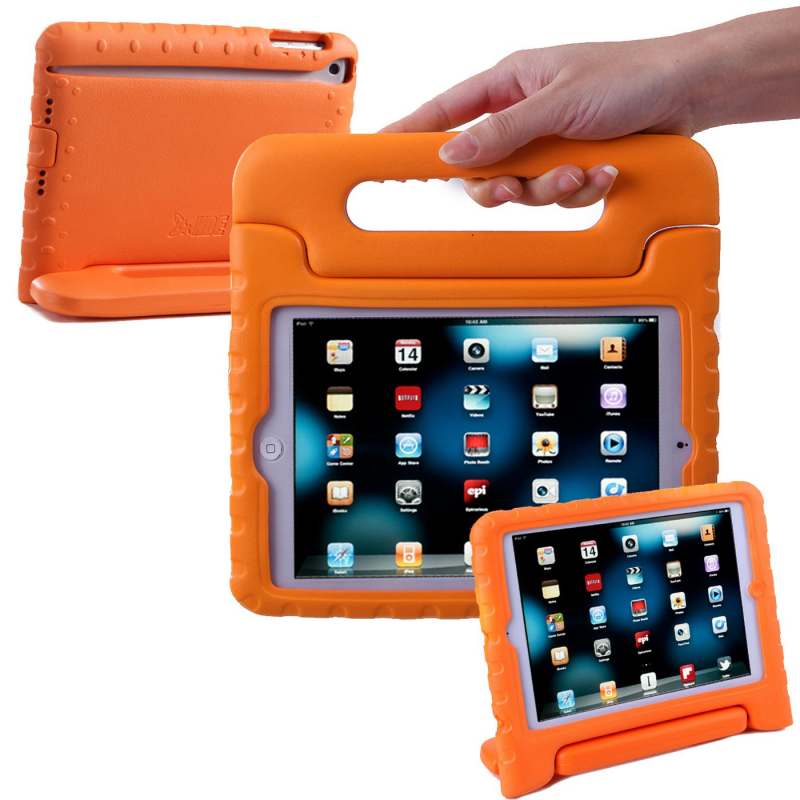 iPad Mini 1/2/3/4/5 Case for Kids Shockproof Cover with Handle |Orange