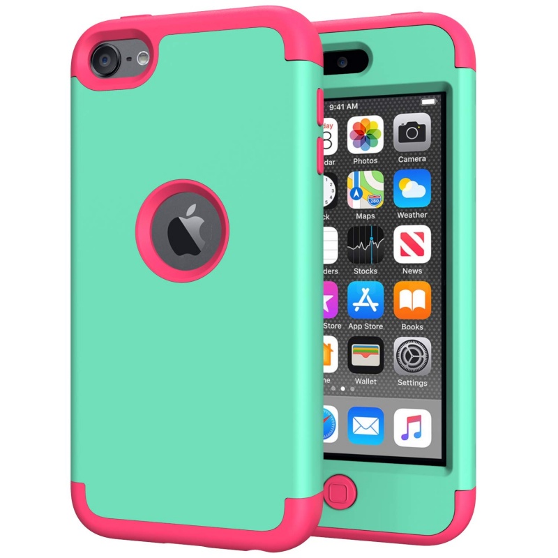 iPod Touch (5th/6th Generation)  Hybrid Protector Cover Mint/Pink