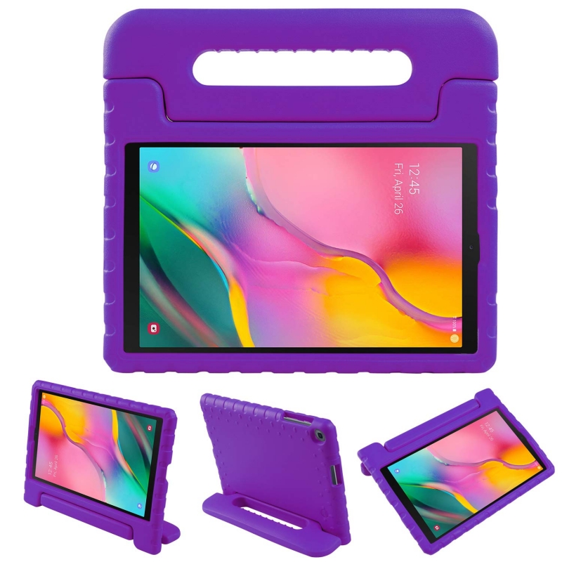 Samsung Galaxy Tab A8 (2021) 10.5 Case for Kids Cover with Stand Purple