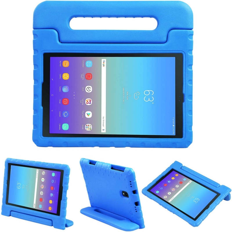 Samsung Tab A 10.5 (T590) Case for Kids Carryon Handle Blue