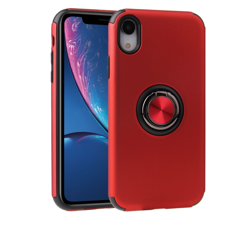 iPhone XR Magnetic Ring Holder Cover Red