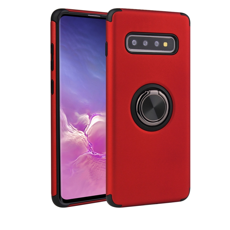 Samsung Galaxy S10e Magnetic Ring Holder Cover Red
