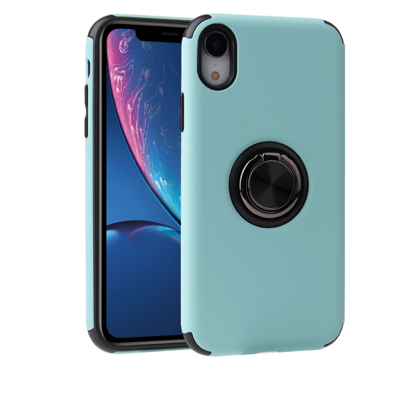 iPhone XR Magnetic Ring Holder Cover MINT