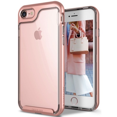 iPhone SE (2nd Gen) and iPhone 7/ 8 Case Caseology Skyfall Series- RoseGold