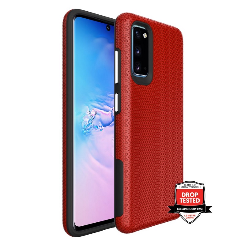 Samsung Galaxy A21s Dual Layer Rockee Cover Red