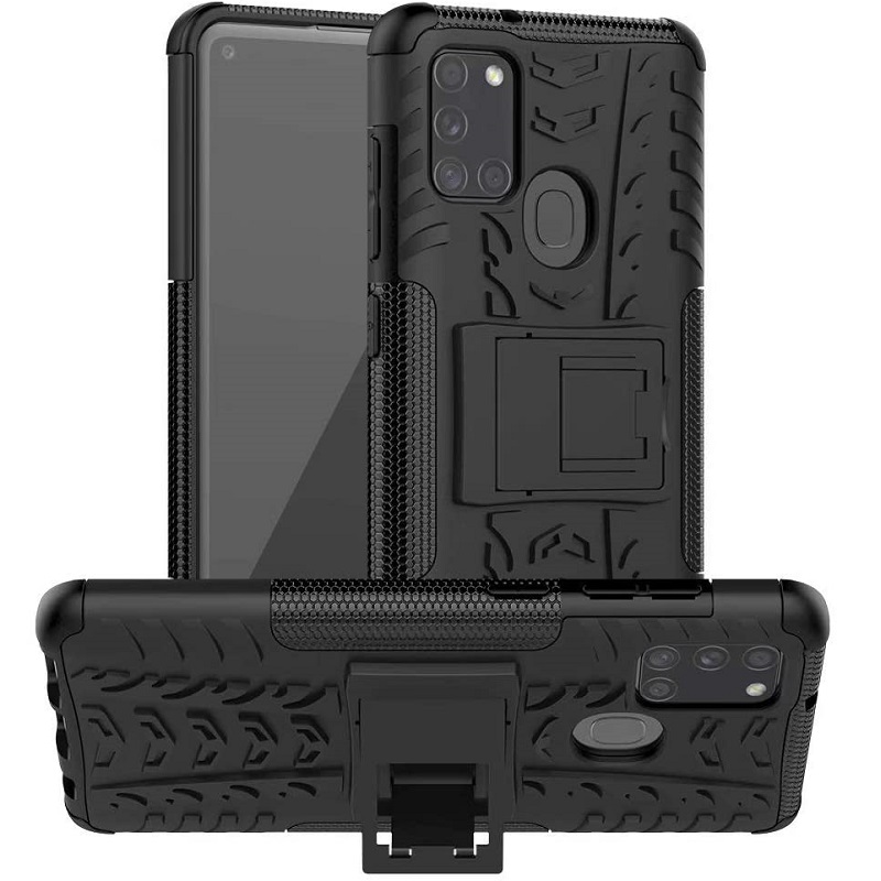 Samsung Galaxy A21s Tyre Defender Case Black