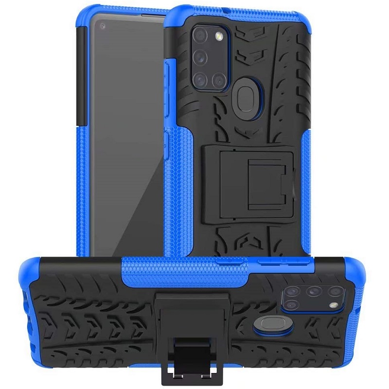 Samsung Galaxy A21s Tyre Defender Case Blue