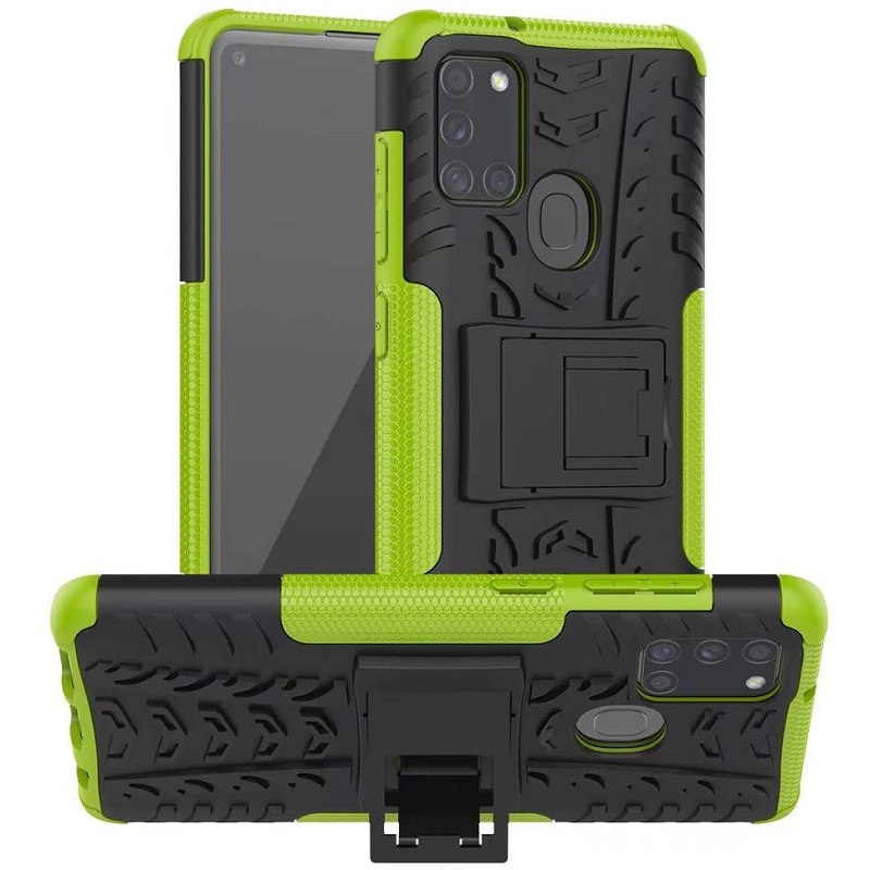 Samsung Galaxy A21s Tyre Defender Case Green