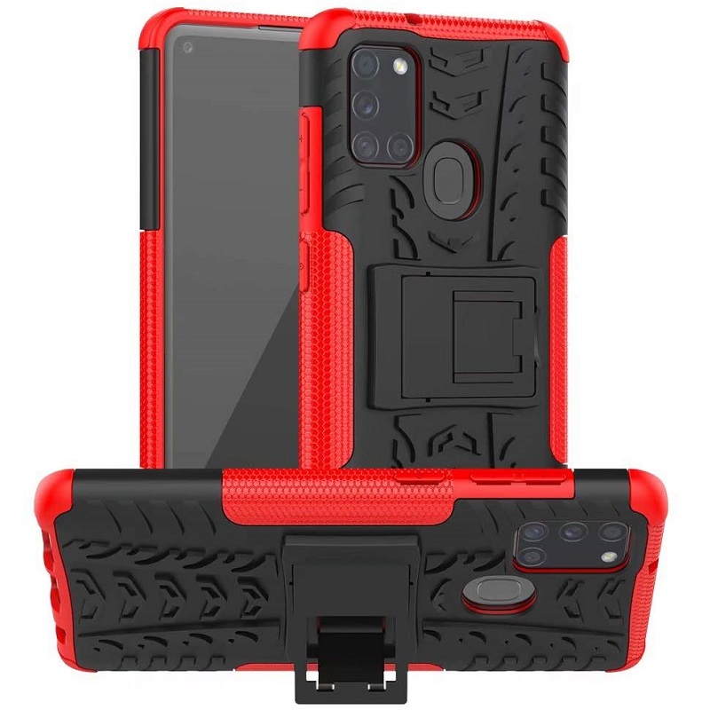 Samsung Galaxy A21s Tyre Defender Case Red