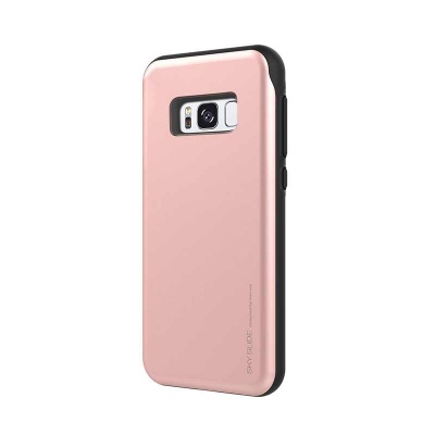 Samsung Galaxy S8 Sky Slide Bumper Case  RoseGold