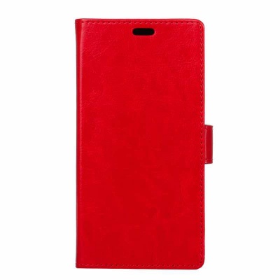 Samsung Galaxy Xcover 4 PU Leather Wallet Case Red