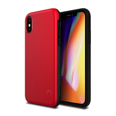iPhone X Case  Patchwork Level ITG Series Case Red