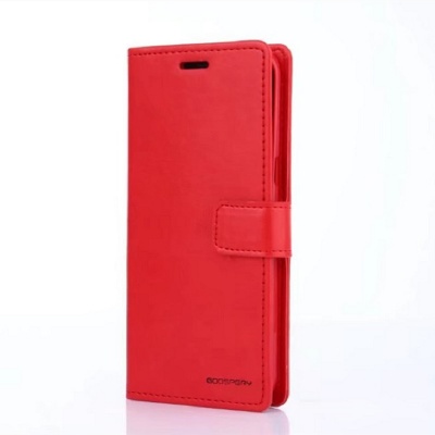 Samsung Galaxy S9 Goospery Bluemoon Diary Case Red