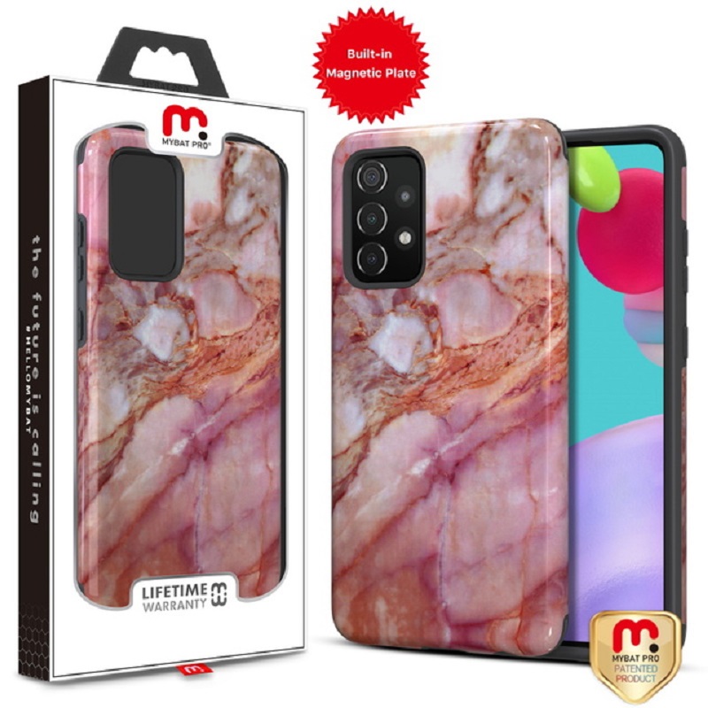 Samsung Galaxy A52 MyBat Pro Series Case| Pink Marble
