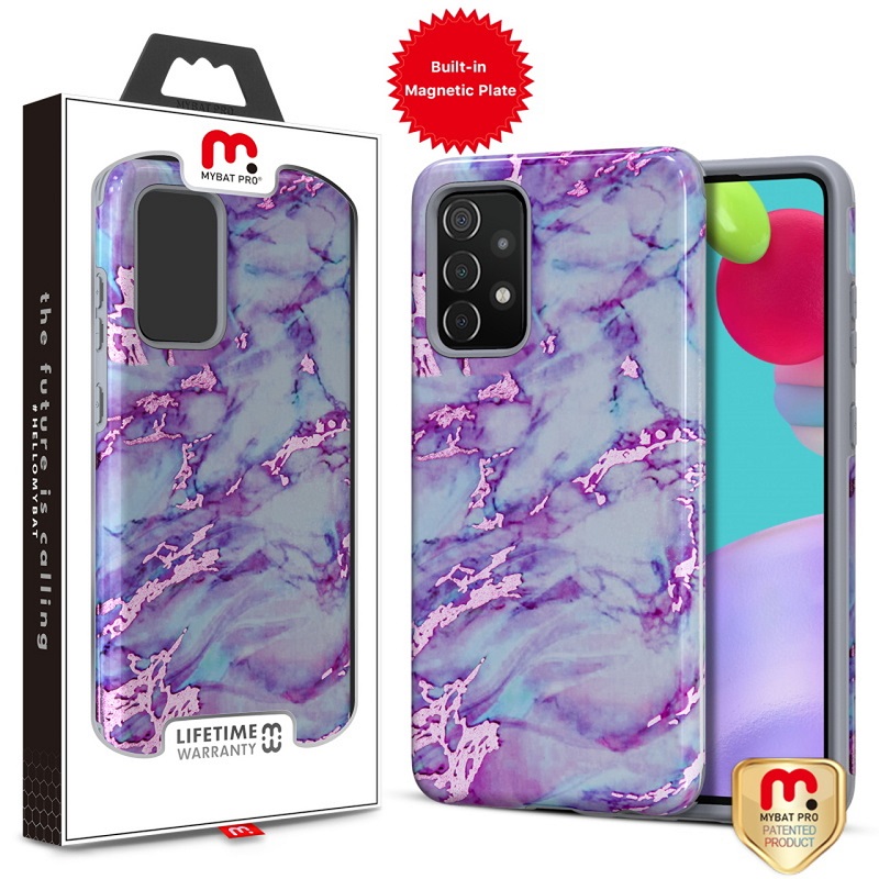 Samsung Galaxy A52 MyBat Pro Series Case| Purple Marble