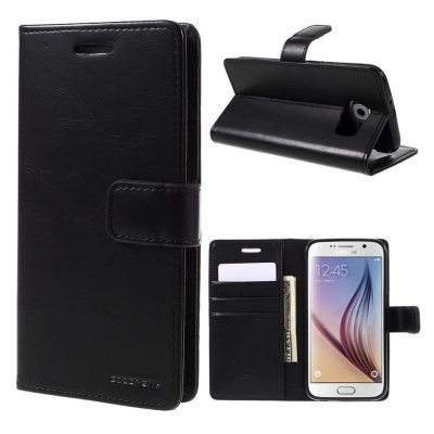Samsung Galaxy S6 Bluemoon  Wallet Case Black