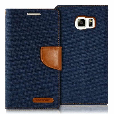 Samsung Galaxy S6 Canvas Wallet Case  Denim